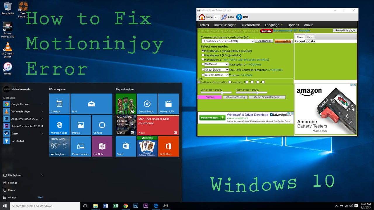 Motioninjoy Ps3 Controller Windows 10